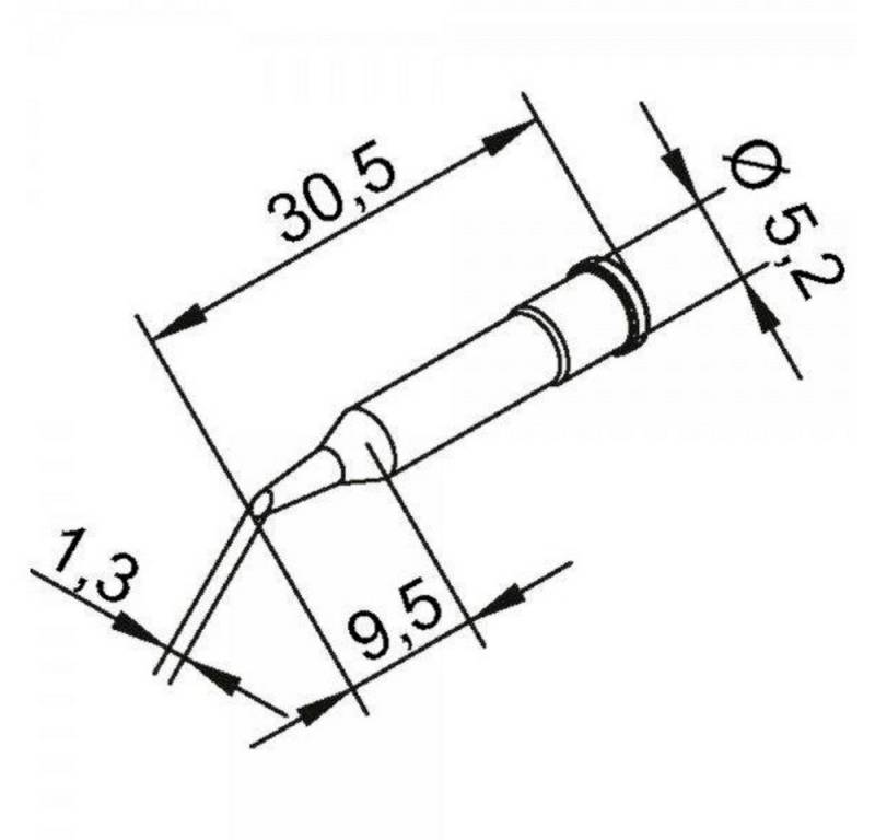 Ersa Lötkolben Ersa 0102WDLF35 Lötspitze Spitzen-Größe 3.50 mm Inhalt 1 St., 0102WDLF35 von Ersa
