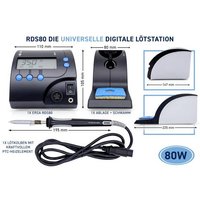 Ersa RDS 80 Lötstation digital 80W +150 - +450°C von Ersa