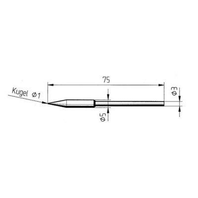 Lötspitze Serie 0212, FDLF/2,2mm, meißelförmig, verstärkt Lötspitze Serie 0212, FDLF/2,2mm, meißelförmig, verstärkt von Ersa