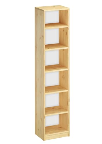 Erst-Holz Holzregal Bücherregal Verschiedene Höhen Wandregal Massivholz Kieferregal V-90.82-40, Länge:180 cm von Erst-Holz