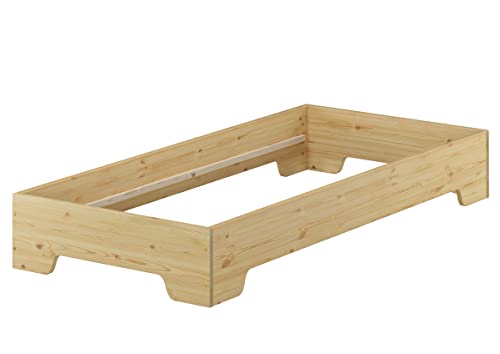 Erst-Holz Kinderbett Gästebett 80x200 Massivholz-Bettgestell Kiefer 60.56-08oR von Erst-Holz