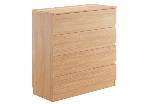 Erst-Holz Kommode Massivholz Buche Sideboard Anrichte 4 Schubladen 90.51-90, 90x90x40 cm von Erst-Holz®