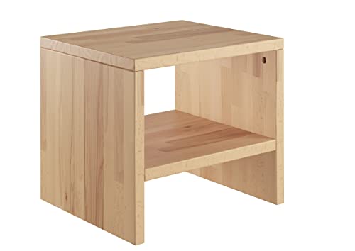 Erst-Holz Nachttisch Buche Massivholz Nachtkästchen Beistelltisch 90.20-K31 von Erst-Holz
