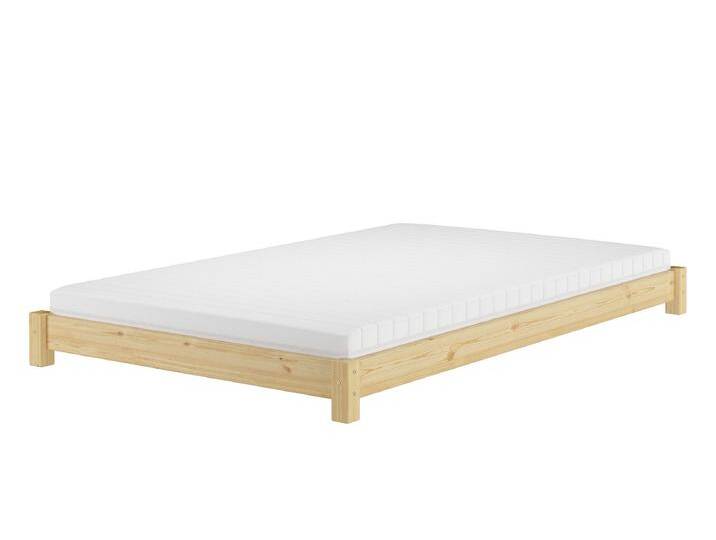 Breites Flaches Futonbett Einzelbett 120 x 200 cm Kiefer Massiv Breites Flaches Futonbett Einzelbett 120 x 200 cm Kiefer Massiv von Erst-Holz