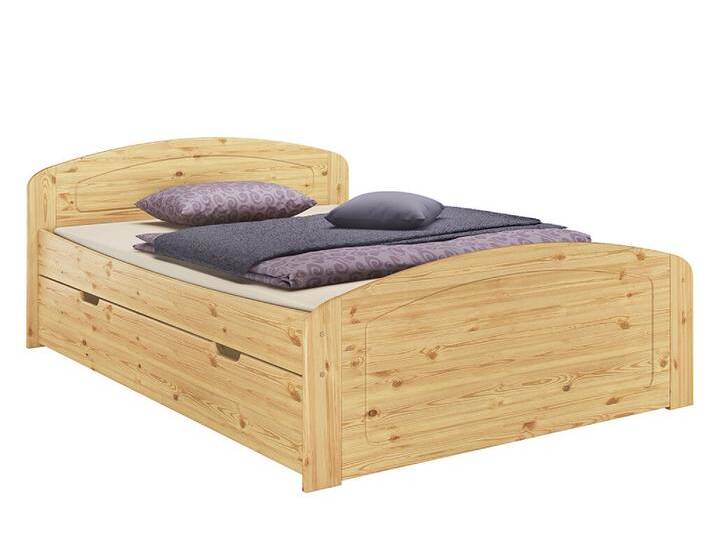Doppelbett Funktionsbett 140 x 200 Kiefer Massiv von Erst-Holz