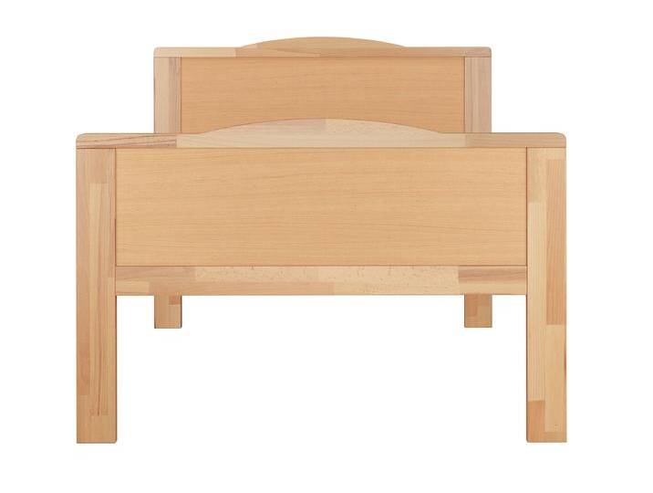 Einzelbett Überlänge Extra Hoch Buchenholz 100 x 220 von Erst-Holz