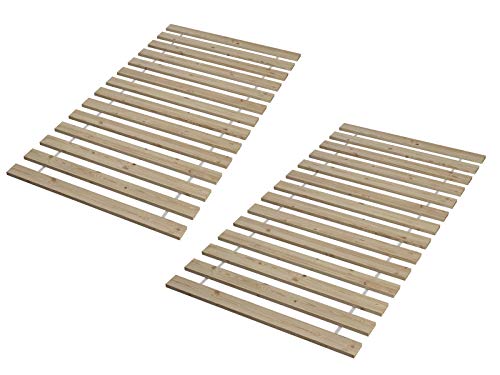 Erst-Holz 70.90-09 20/2 Rollrost-Doppelpack für ETB 11/14/15/16 in 90x200 cm mit 20 mm von Erst-Holz