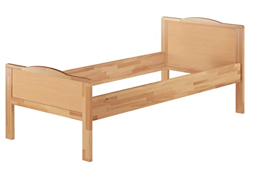 Erst-Holz® Seniorenbett Buche Natur extra hoch 100x200 Massivholz-Bettgestell ohne Zubehör 60.70-10 oR von Erst-Holz