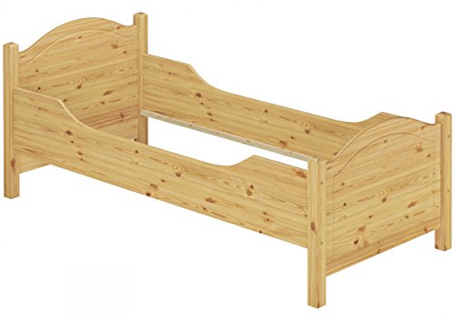 Erst-Holz® Seniorenbett extra hoch 100x200 Massivholz Kiefer Holzbett Einzelbett Gästebett 60.40-10 oR von Erst-Holz