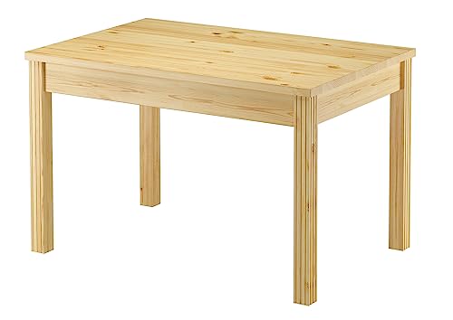Tisch 80x120 Esstisch Massivholz Beine Rille Senkrecht 90.70-51C von Erst-Holz