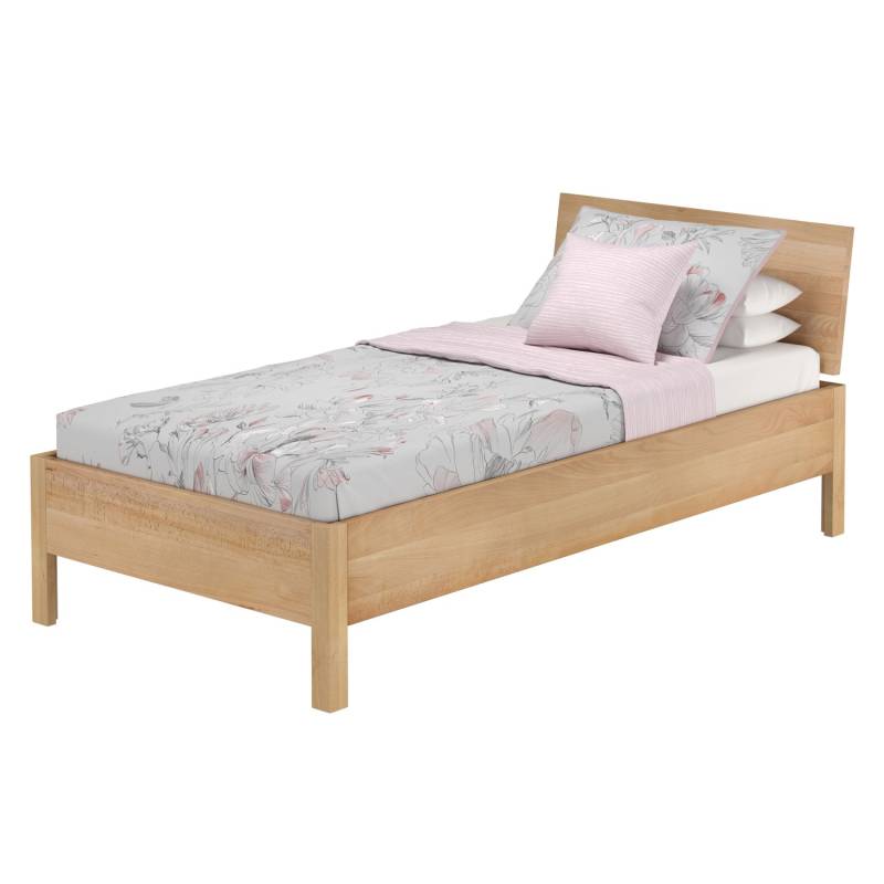 Erst-Holz Einzelbett Metallfrei 100 x 200 Massives Buchenholz Modell 93 Rollrost inkl. Erst-Holz Einzelbett Metallfrei 100 x 200 Massives Buchenholz Modell 93 Rollrost inkl. von Erst-Holz