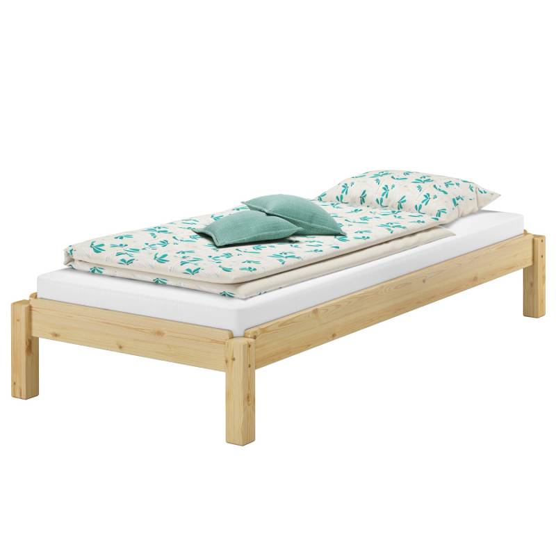 Erst-Holz Holzbett Stapelbett Bettrahmen Kiefer Massivholz 80 x 200 Rollrost inkl. von Erst-Holz