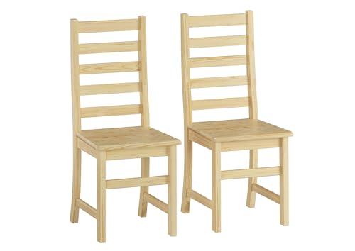 Erst-Holz Küchenstuhl Massivholzstuhl Esszimmerstuhl Kiefer Stühle 90.71-21-D von Erst-Holz