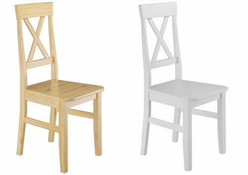 Erst-Holz Küchenstuhl Massivholzstuhl Esszimmerstuhl Kiefer Stuhl 90.71-23, Holzart/Holzfarbe:Kiefer von Erst-Holz