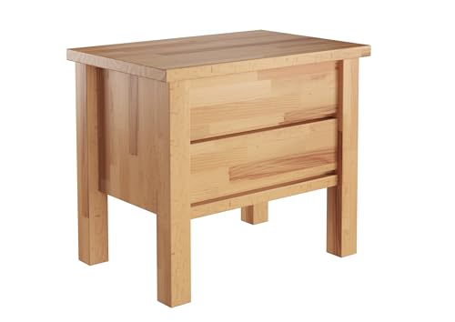 Erst-Holz Nachtkonsole Buche Massivholz Nachttisch Zwei Schubladen 90.20-K41-geölt Erst-Holz Nachtkonsole Buche Massivholz Nachttisch Zwei Schubladen 90.20-K41-geölt von Erst-Holz