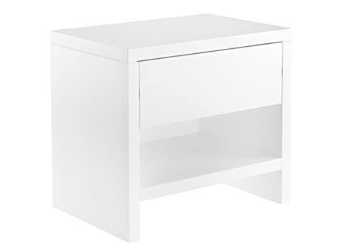 Erst-Holz Nachttisch Buche weiß Nachtkästchen Bettkommode Nachtschrank mit Schublade 90.20-K39W Erst-Holz Nachttisch Buche weiß Nachtkästchen Bettkommode Nachtschrank mit Schublade 90.20-K39W von Erst-Holz