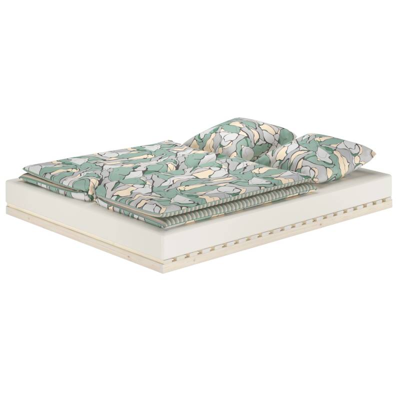 Erst-Holz Niederflurbett Metallfrei 160 x 200 Futon Fichte Unbehandelt Modell 97 ohne Zubehör von Erst-Holz