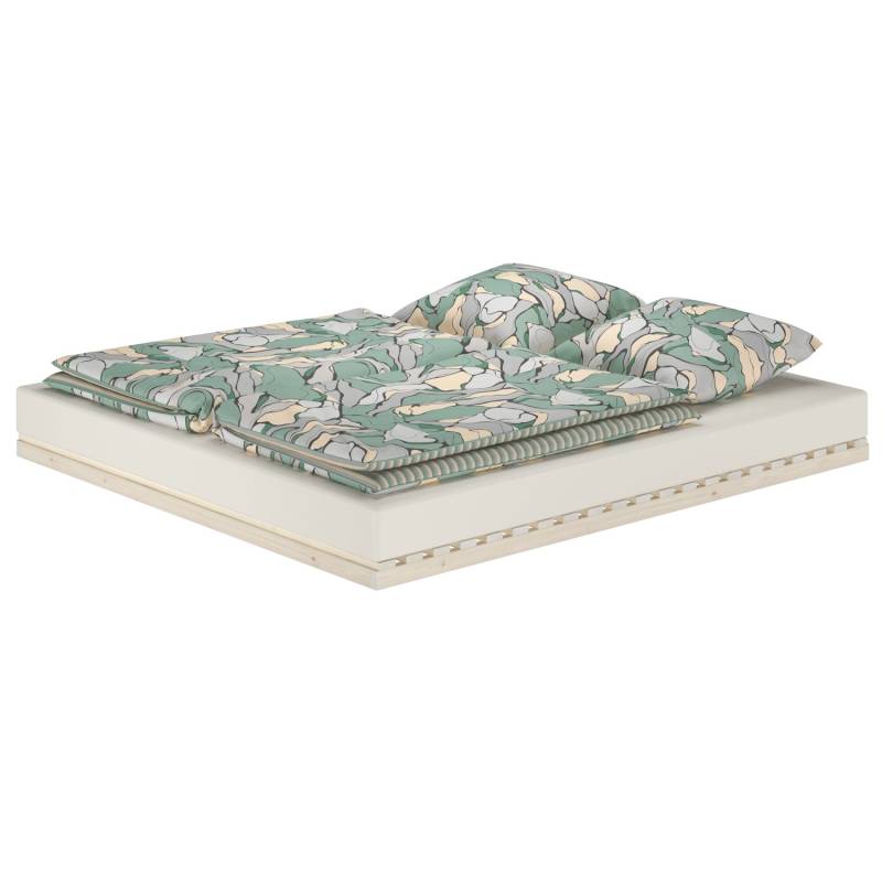 Erst-Holz Niederflurbett Metallfrei 180 x 200 Futon Lattenrost Fichte ohne Zubehör von Erst-Holz