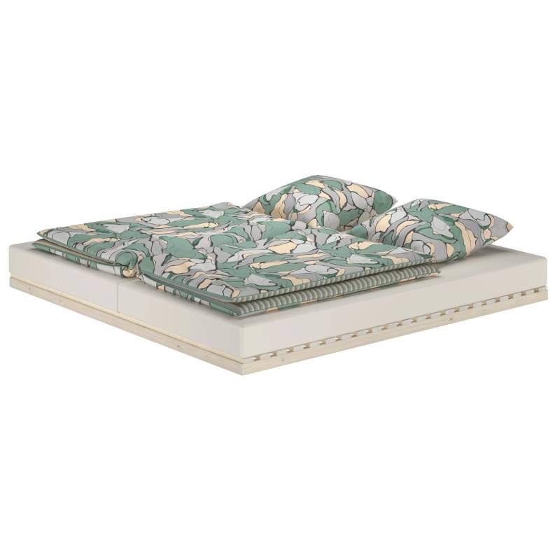 Erst-Holz Niederflurbett Metallfrei 200 x 200 Futon Metallfreier Lattenrost Modell 97 ohne Zubehör von Erst-Holz