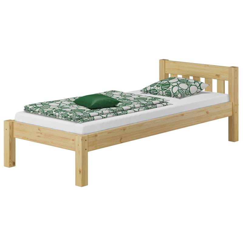 Erst-Holz Schönes Einzelbett 100 x 200 Futonbett Holzbett Kiefer Massiv Modell 38 ohne Zubehör von Erst-Holz