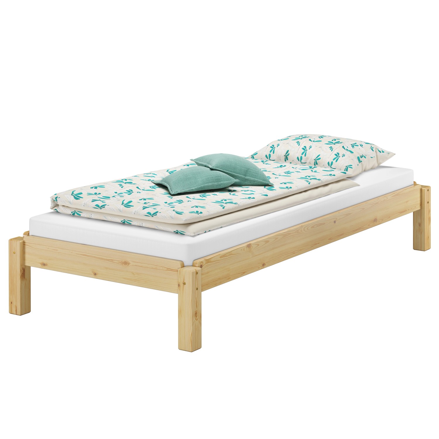 Erst-Holz Schönes Stapelbett 90 x 200 Einzelbett Kiefer Massiv Modell 48 ohne Zubehör Erst-Holz Schönes Stapelbett 90 x 200 Einzelbett Kiefer Massiv Modell 48 ohne Zubehör von Erst-Holz