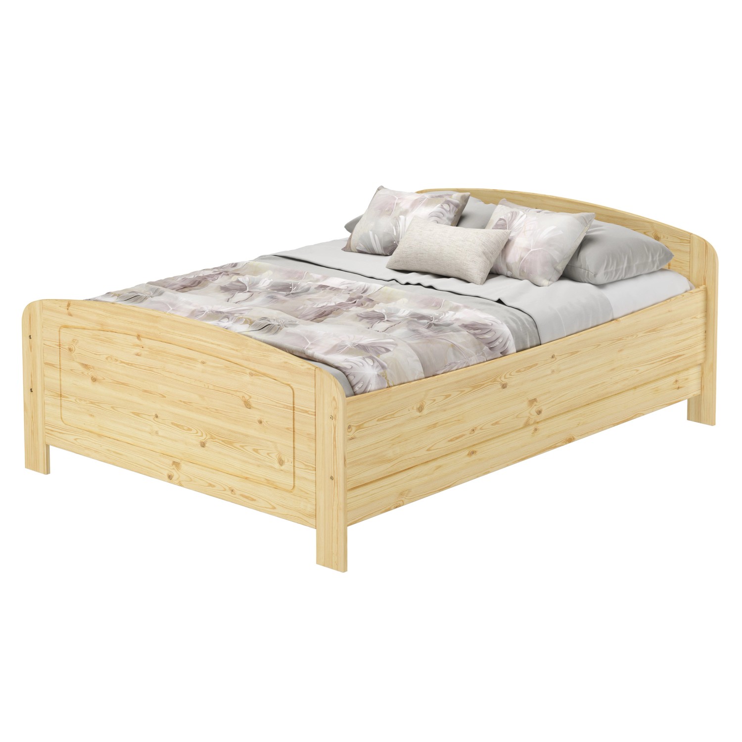 Erst-Holz Seniorenbett 140 x 220 Überlänge Extra Hoch Doppelbett Kiefer Rollrost inkl. Erst-Holz Seniorenbett 140 x 220 Überlänge Extra Hoch Doppelbett Kiefer Rollrost inkl. von Erst-Holz