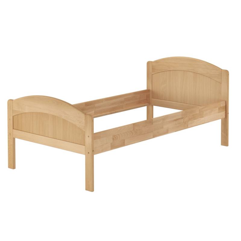 Erst-Holz Seniorenbett Gästebett Einzelbett Buche Massiv 100 x 200 mit Rollrost Modell 75 von Erst-Holz