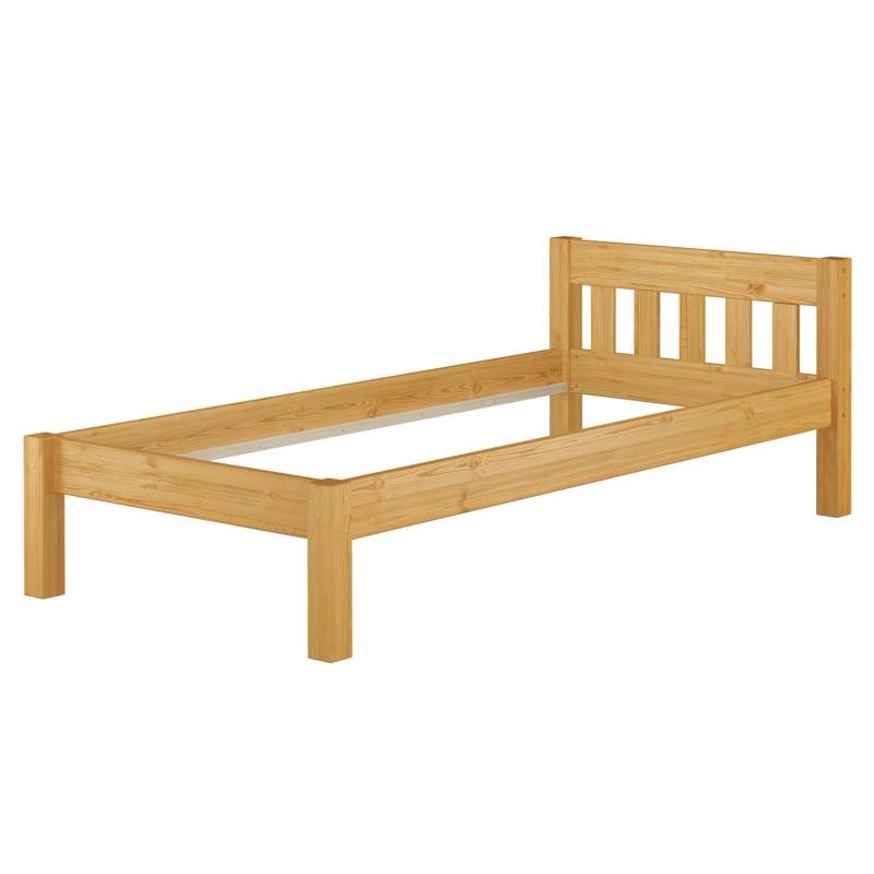 Erst-Holz Stabiles Kiefernbett in Eicheton Gebeizt 90 x 200 cm Modell 38 ohne Zubehör Erst-Holz Stabiles Kiefernbett in Eicheton Gebeizt 90 x 200 cm Modell 38 ohne Zubehör von Erst-Holz