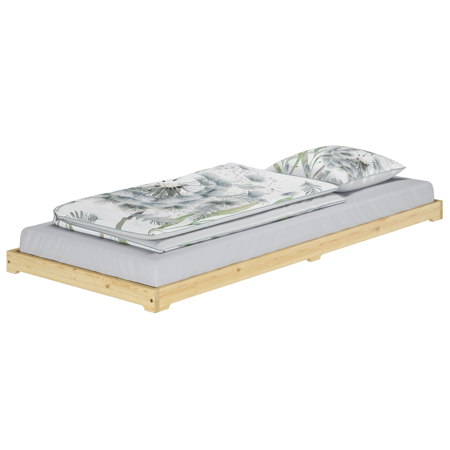 Erst-Holz Studentenbett Futon Extra Niedriges Holzbett 80 x 200 cm Kiefer Massiv Modell 47 ohne Zubehör Erst-Holz Studentenbett Futon Extra Niedriges Holzbett 80 x 200 cm Kiefer Massiv Modell 47 ohne Zubehör von Erst-Holz