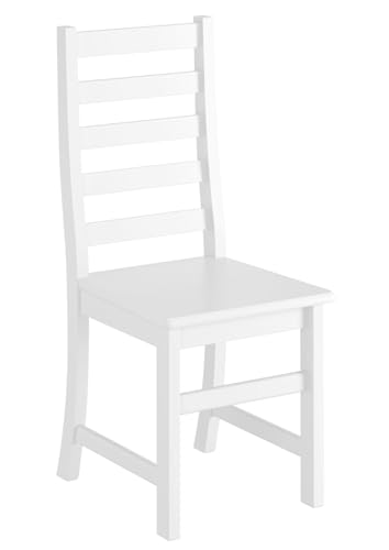 Erst-Holz Weißer Stuhl Eris Küchenstuhl Massivholzstuhl Esszimmerstuhl 90.71-21 W Erst-Holz Weißer Stuhl Eris Küchenstuhl Massivholzstuhl Esszimmerstuhl 90.71-21 W von Erst-Holz