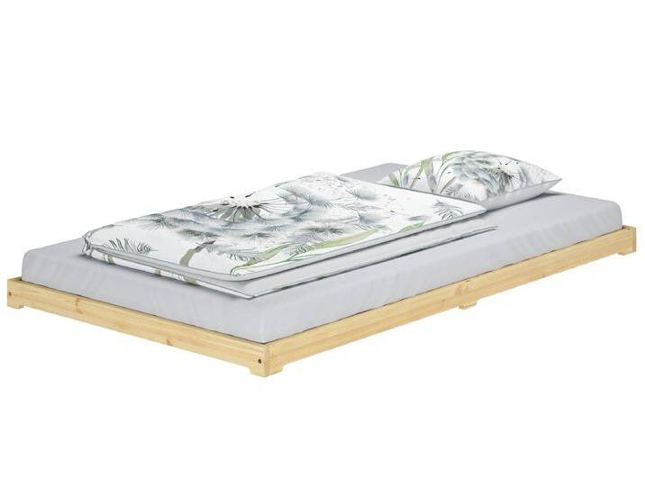 Extra Niedriges Futonbett Bettrahmen 120 x 200 cm Kiefer Massiv Extra Niedriges Futonbett Bettrahmen 120 x 200 cm Kiefer Massiv von Erst-Holz