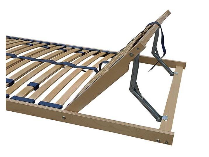 Federholzrahmen Lattenrost 120 x 190 cm Kopfteil Verstellbar von Erst-Holz