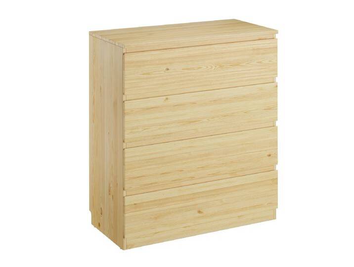 Kieferholzkommode Sideboard mit 4 Schubladen Natur Kieferholzkommode Sideboard mit 4 Schubladen Natur von Erst-Holz