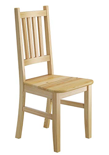 Küchenstuhl Massivholzstuhl Esszimmerstuhl Kiefer Stuhl Eris 90.71-01 von Erst-Holz