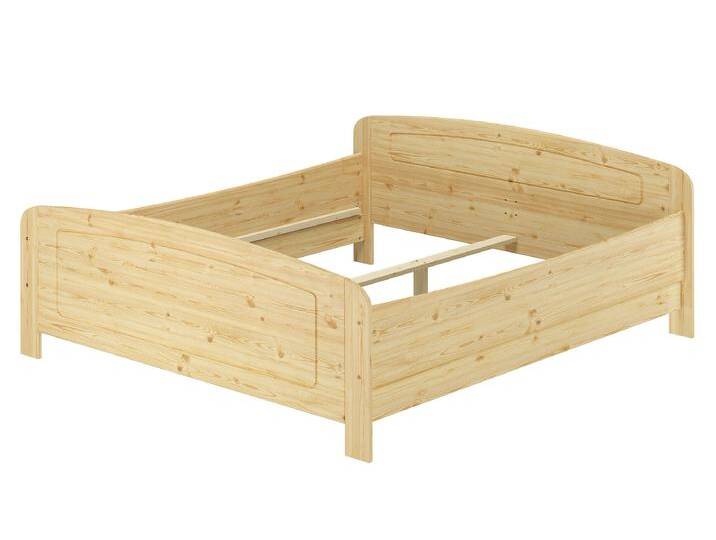 Seniorenbett Extra Lang Hoher Sitz Massiv Kiefer 180 x 220 von Erst-Holz