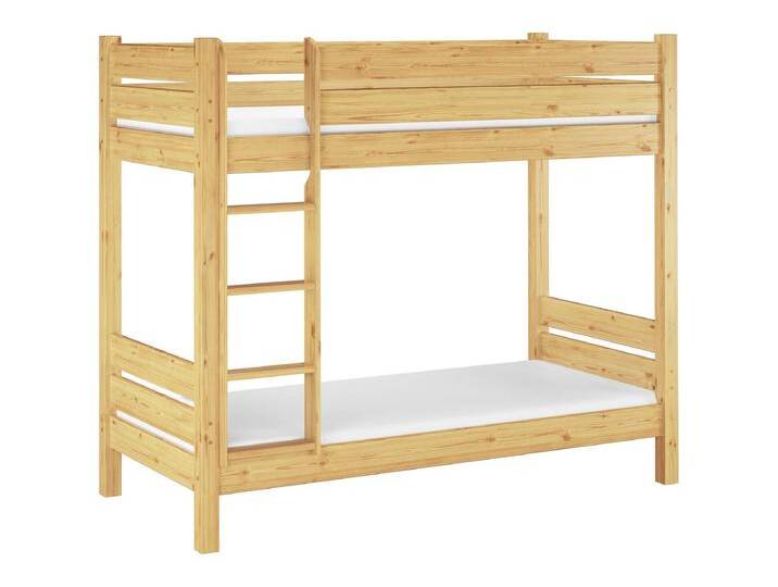 Stockbett 80 x 200 Nische 80 Teilbar Kiefer für Erwachsene von Erst-Holz