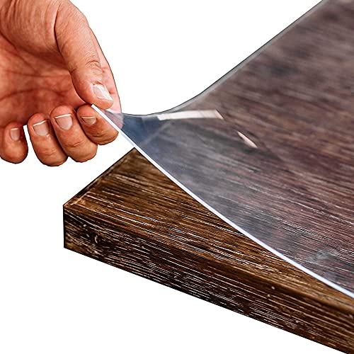 Ertex Tischfolie Transparent 2.2mm Mit Abgeschrägter Kante - Tischschutz in Verschiedenen Größen und Wunschmaß - PVC Schutzfolie für Tisch 180 x 105cm Ertex Tischfolie Transparent 2.2mm Mit Abgeschrägter Kante - Tischschutz in Verschiedenen Größen und Wunschmaß - PVC Schutzfolie für Tisch 180 x 105cm von Ertex