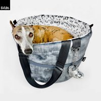 2-In-1 Hundereisetasche + Hundereisebett, Hundetragetasche Für Kleine Und Große Hunde, Windhund Bett, Windhundtasche von ErubaDesign