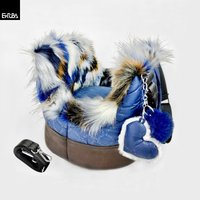 Hundetasche Mit Fell Zum Umhängen, Hundetragetasche Für Kleine Hunde, Umhängetasche Schultergurt, Hundereisetasche + Bett von ErubaDesign