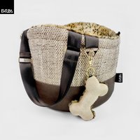 Hundetragetasche Für Kleine Hunde, Hundetasche + Körbchen Unterwegs, Hundereisetasche Zum Umhängen von ErubaDesign