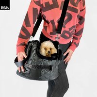 Hundetasche Crossbody Klein Crossbag Hundetragetasche Zum Umhängen, Hunde Transporttasche Xs Schwarz Mit Schultergurt Hundetasche Crossbody Klein Crossbag Hundetragetasche Zum Umhängen, Hunde Transporttasche Xs Schwarz Mit Schultergurt von ErubaDesign