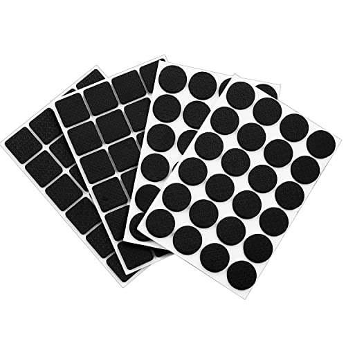 EruinfangTR044 96 Stück Anti Rutsch Pads,rutschfeste Möbelunterlage, Gummi Möbel Pads,5mm Antirutschmatte Möbelstopper Antirutsch Pads für Stuhlbein Tische Sofas und Möbel, Schwarz, 2,5 cm von Eruinfang