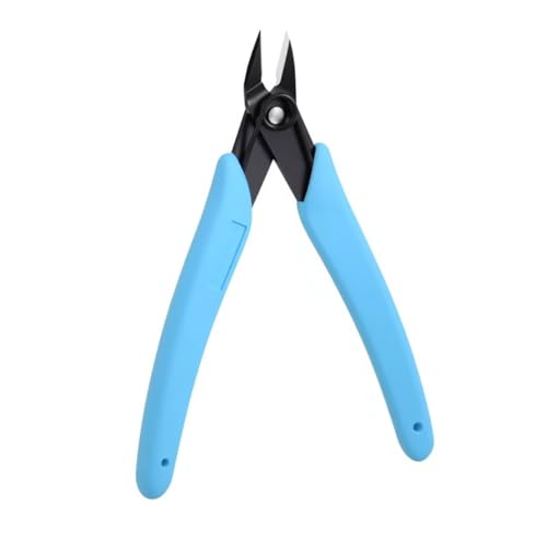 Seitenschneider Klein Mini Elektronik Drahtschneider Abgewinkelter Wire Cutter Mini Präzisionszange Für Modellbau, Feine Drähte Electronics Kabelbinder Schmuck von Eruinfang