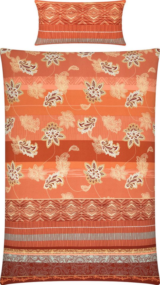 Erwin Müller Bettwäsche Bettwäsche, Biber, 2 teilig, Edelflanell Blumen Erwin Müller Bettwäsche Bettwäsche, Biber, 2 teilig, Edelflanell Blumen von Erwin Müller