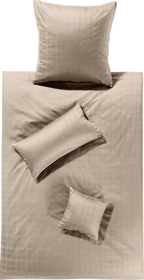 Erwin Müller Bettwäsche Bettwäsche "Passau", Damast, 2 teilig, Mako-Damast Uni von Erwin Müller