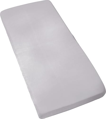 Erwin Müller Baby-Spannbettlaken Murnau Single-Jersey - grau Größe 40x90 cm - hautfreundlich, atmungsaktiv, bügelfrei, strapazierstark Erwin Müller Baby-Spannbettlaken Murnau Single-Jersey - grau Größe 40x90 cm - hautfreundlich, atmungsaktiv, bügelfrei, strapazierstark von Erwin Müller