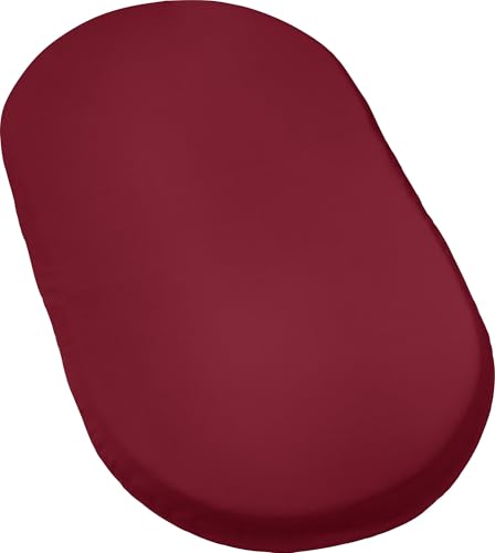 Erwin Müller Baby-Spannbettlaken Murnau Single-Jersey - weinrot Größe 40x70 cm oval - hautfreundlich, atmungsaktiv, bügelfrei, strapazierstark Erwin Müller Baby-Spannbettlaken Murnau Single-Jersey - weinrot Größe 40x70 cm oval - hautfreundlich, atmungsaktiv, bügelfrei, strapazierstark von Erwin Müller