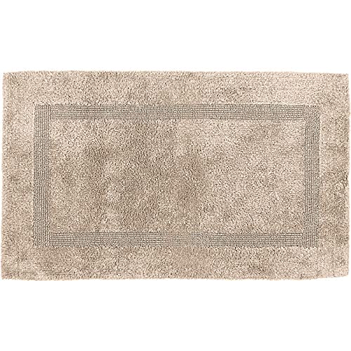 Erwin Müller Badematte, Badteppich Heraklion beige Größe 50x80 cm - Kochfest, für Fußbodenheizung geeignet, 100% Baumwolle (weitere Farben, Größen) von Erwin Müller