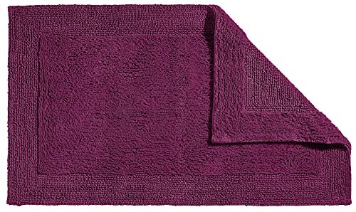 Erwin Müller Badematte, Badteppich Uni Serie Stuttgart Beere Größe 80x150 cm - extra dick, hohe Saugfähigkeit, 100% Baumwolle von Erwin Müller
