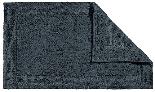 Erwin Müller Badematte, Badteppich Uni Serie Stuttgart anthrazit Größe 50x80 cm - extra dick, hohe Saugfähigkeit, 100% Baumwolle von Erwin Müller